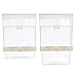 STOBOK No Mess Automatic Bird Feeder Parrot Feeder Cage Accessories for Canary Budgerigar Cockatiel Finch Parakeet Seed Food Container 2pcs