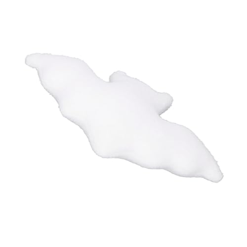 Juguete de peluche para bebé murciélago blanco cojín de abrazos 5