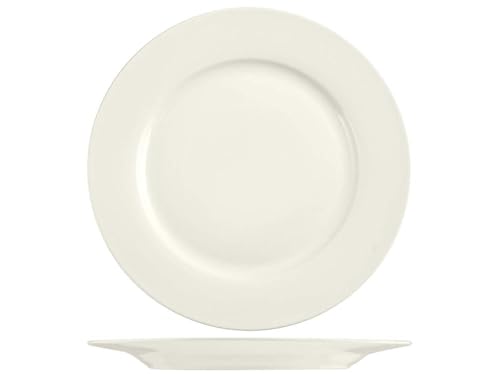 H&H Set 12 Piatti Piani, New Bone China, 26cm