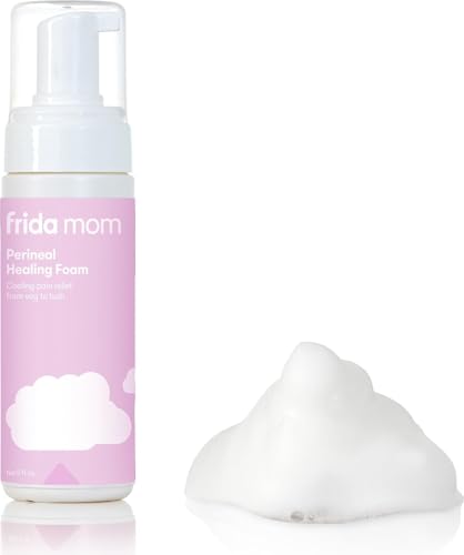 Image of Frida Mom Witch Hazel Perineal Healing Foam for Postpartum Care, 5 Fl Oz | Cooling Pain Relief and Hemorrhoid Treatment for New Moms Recovering After Birth, 5 Fl Oz Bottle