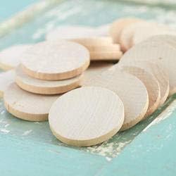 Bulk Unfinished Wood Discs | Package of 1000 Pieces