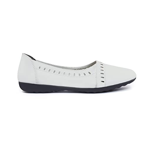 Image of Zoom Shoes Leather Casual /Formal Bellies for Women /Girls Adults Super Comfortable with Lightweight and Slip Resistant Sole A-125