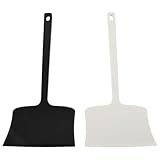 Cabilock 2 espátulas de silicona: Espátula ancha para panqueques, resistente al calor, para tortillas, huevos, panqueques, pescado y hamburguesas.