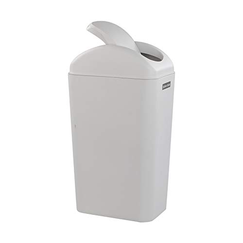 Caneca de Basura Rectangular de 14 Litros Gris