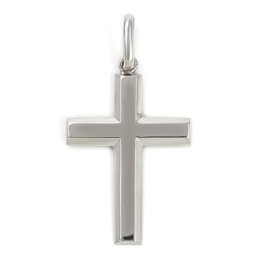 プラチナ クロス 十字架 ペンダントトップ 27.0mm × 19.8mm メンズ レディース アクセサリー ヘッド チャーム（Amazon）