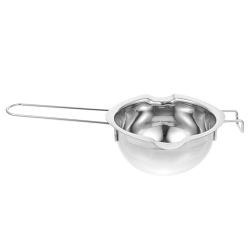 LALADEFIEE 1pc Stainless Steel Melting Pot Double Boiler for Butter Cheese and Chocolate Versatile Heating Pan for Baking Dishwasher Design for Easy Use