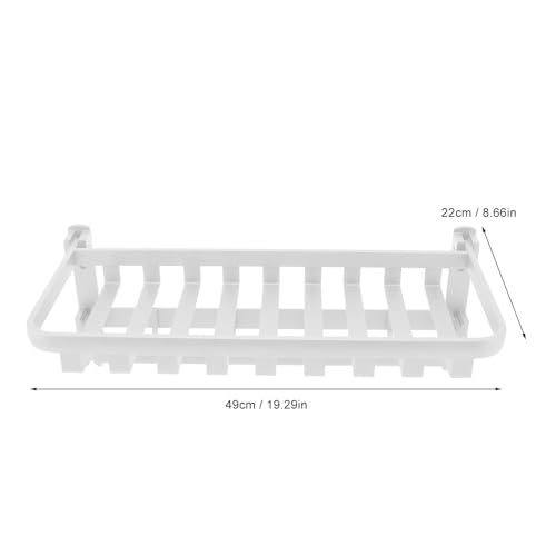 Étagère de serviette pliable blanche pour optimiser les petits espaces LWX - 4