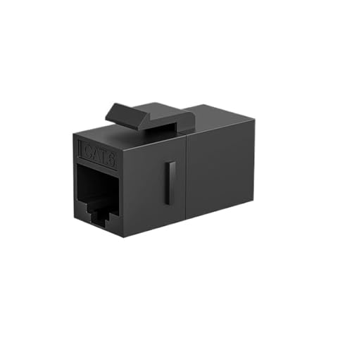 Coupleur RJ45 CAT6 femelle femelle lot de 12 connecteurs réseau UTP noirs