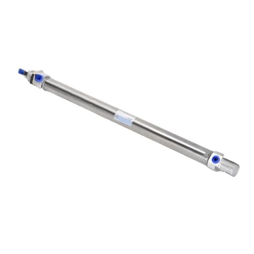Cilindro neumático mini MI10X45-S-CA de acero inoxidable con carrera de 45 mm 5