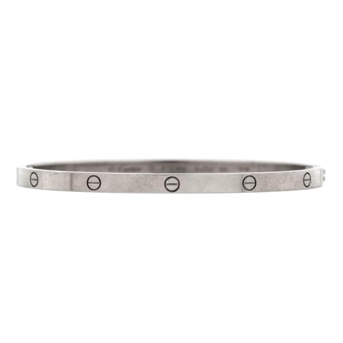 Cartier, Pre-Loved Love Bracelet 18K White Gold Small, White Gold