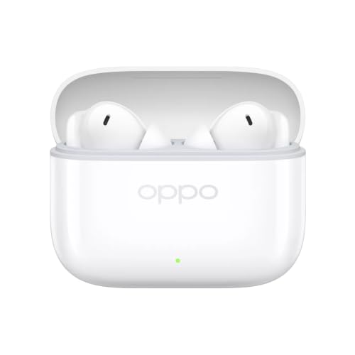 Image of OPPO Enco Buds3 Pro True Wireless in-Ear Earbuds White | 12.4mm Titanium Dynamic Driver, 54H Total Playtime, Dual-Device Pairing, Bluetooth 5.4, 47ms Low Latency Gaming, IP55