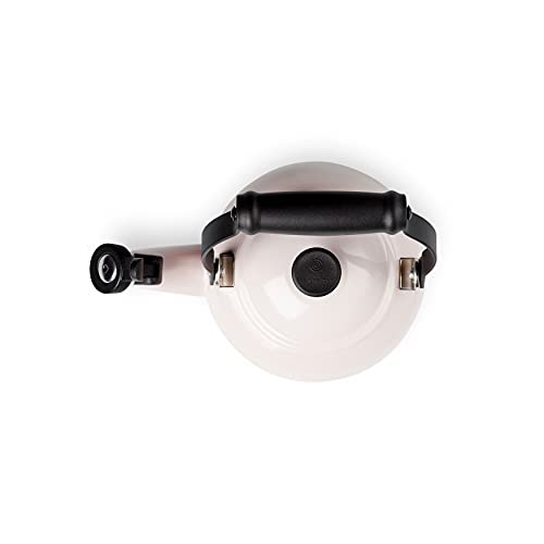 Le Creuset Tetera Demi, Acero esmaltado, 1.1 L, Rosa Shell Pink - Imagen 3