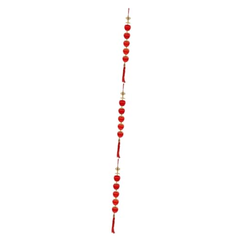 Cabilock 3 Piezas Strudel De Manzana Lámina Candelabros De Nido De Pájaro Decoración De Escritorio Pañuelo Colgante De Año Nuevo Suministro De Año Nuevo Mantel De PVC Aire Rojo El Plastico
