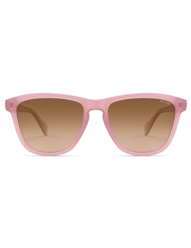 Image of SOJOS Polarized Retro Large Rectangular Sunglasses BALEEN | UV400 Polarized Lightweight Durable Unisex Whale Tail Design