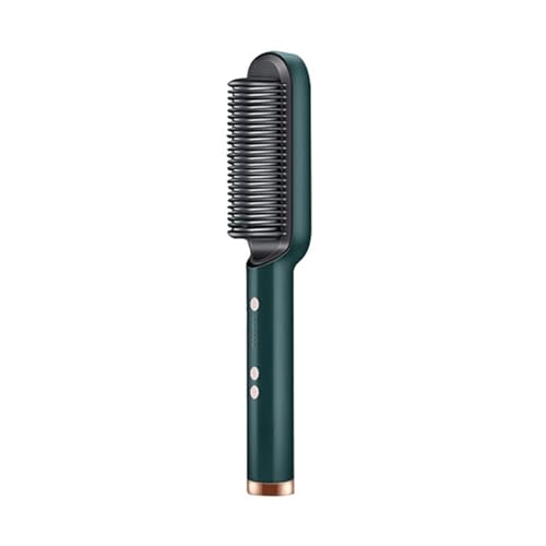 Peine alisador y rizador secador de pelo (Verde) miniatura 1