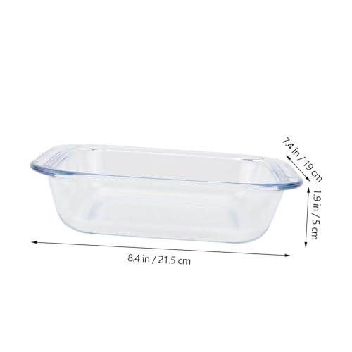 Plat à four en verre borosilicate transparent micro-ondes