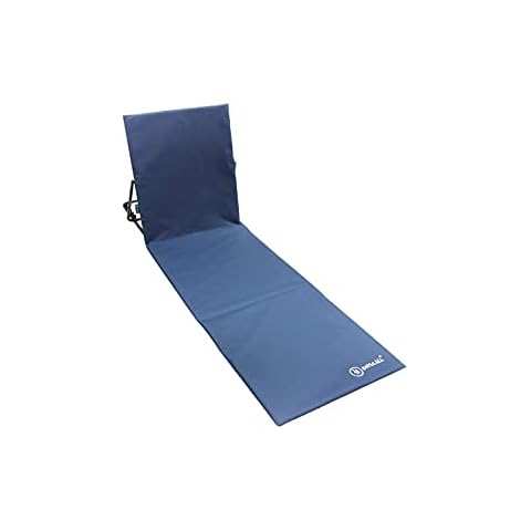 Homecall Beach mat polyester backrest adjustable blue Cover