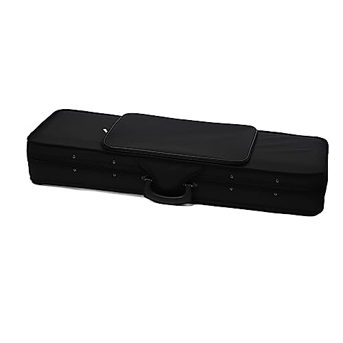 Caixa Rígida de Violino, Estojo de Violino 4/4 Design Requintado Portátil Protetor de Tecido Oxford
