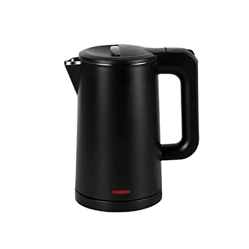 Hervidor eléctrico 1000W acero inoxidable 800ml negro miniatura 1