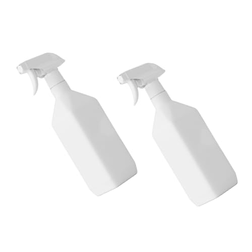 IWOWHERO 2 Piezas botella de spray cuadrada departamento botellas botella de spray de agua de mano regadera watering can rociador de riego pulverizadores caseros Educación física