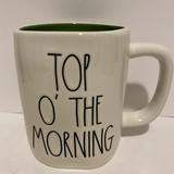 Rae Dunn TOP'O THE MORNING Mug Cup Saint Patrick's...