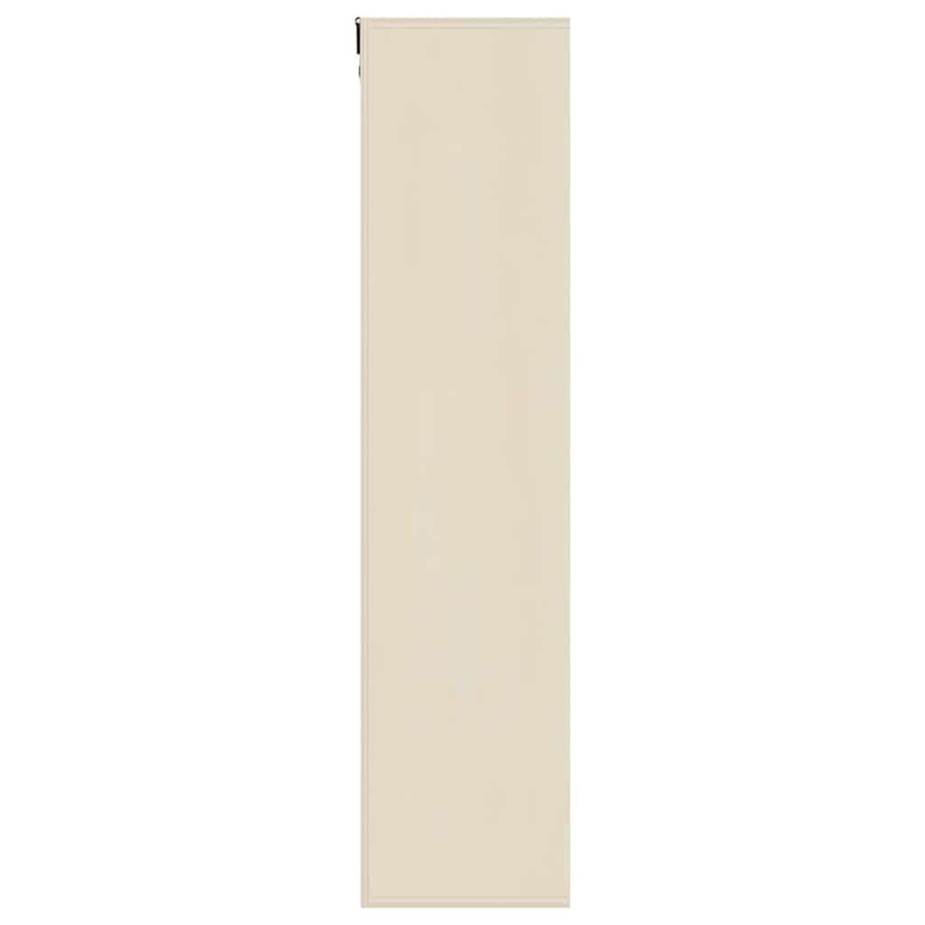 Wandregal Holz-Sammelvitrine 60×8,5×37 cm Braun Sperrholz Massiv strukturiert mit Schweberegal-Design platzsparende Bücherregal-Alternative für Wohnzimmer Büro Flur
