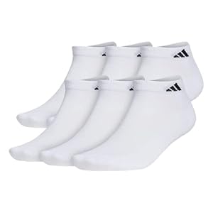 adidas mens Athletic Cushioned Low Cut Socks (6-pair)