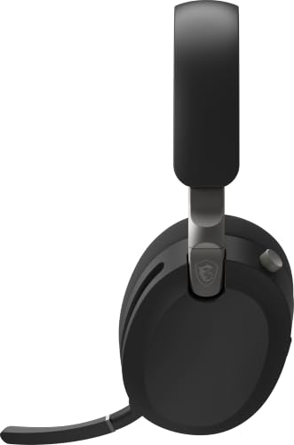 Image of msi Maestro 500 W Black Gaming Headset - 40mm Neodymium Drivers, Omni-Directional Mic, Noise Cancelling, Lightweight Comfort, Foldable, Cross Platform Connectivity