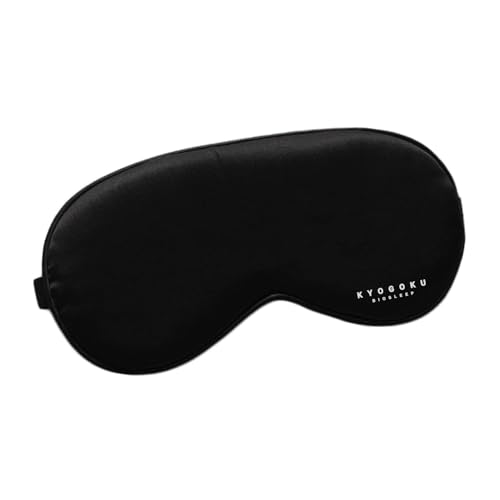 Kyogoku バイオスリープ シルクアイマスク 睡眠用 安眠 快眠 グッズ 遮光率99.99% 睡眠栄養指導士推薦 3D 立体 軽量 目隠し 圧迫感なし