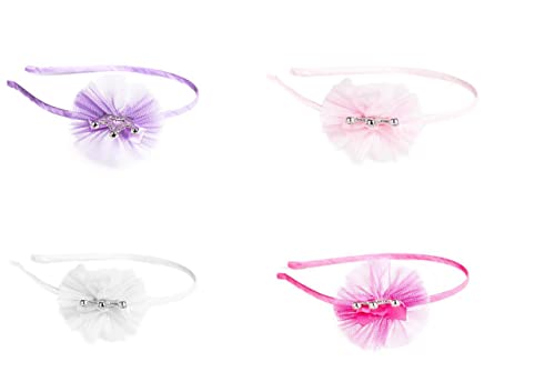 Inca Products - Cerchietto Con Tulle E Corona 4 Colori Sdos (48037)