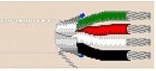 8729 22 AWG 4C Stranded Overall Shielded Communications & Control Cable CL3/CM UL AWM Style 2094 - White Belden (1250FT)