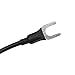 Turntable Custom Ground Wire Plug Plated 5.9 Feet Long for Technics Sl Models