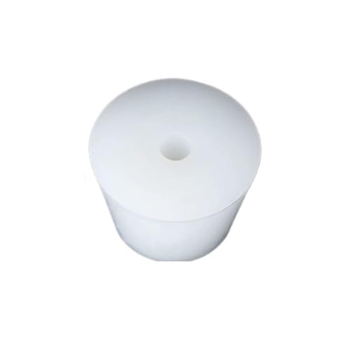 Bouchon conique perforé 14x19x26mm pour insérer un tube de fermentation