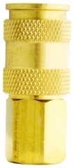 Milton Industries S-764 Hi-Flo V-Style Air Inflator – 1/4" Brass Body, A/M/V Feet