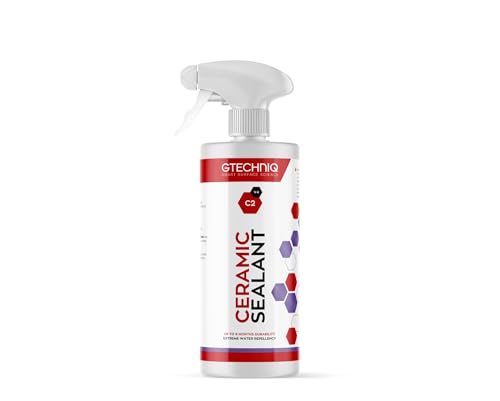 Gtechniq C2 Ceramic Sealant for Cars 500ml | Quick Spray-On Ceramic Sealant, Repels Water and Dirt, Enhances Gloss, Long-Lasting Protection
