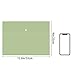 VANRA Poly File Folders Letter Size File Jackets Organizer Plastic Envelope A4 Flat Document Holder with Snap Button Closure (Pastel Green, Pack of 5)