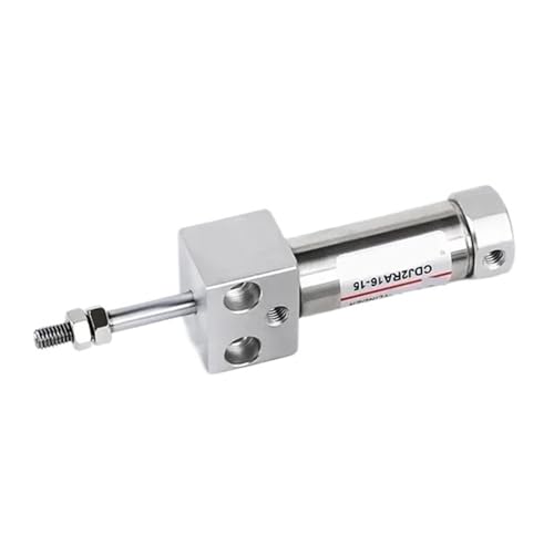 Mini cilindro neumático de doble efecto CDJ2RA16 de cabeza cuadrada 2