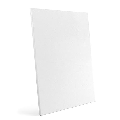 ARTIBETTER 4pcs Artist Canvas Panels White Painting Boards for Oil Tempera Non Acidic Material for Artists Beginners