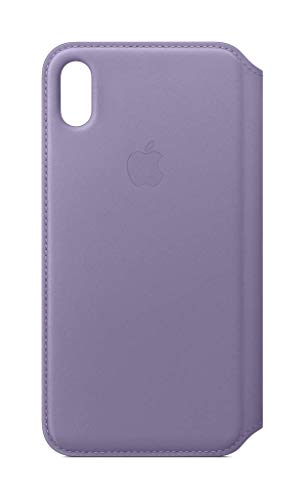 Apple iPhone Xs Max Leather Folio Case - Lilac