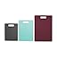 Aqua, Gray and Maroon