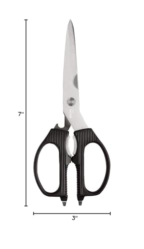 Kai Multi Purpose Shears, Heavy Duty Cooking Scissors, Durable 420J2 Stainless Steel, Blades Separate for Easy Cleaning, Kitchen Shears for Professional and Home Chefs
