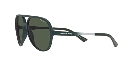 Image of Armani Exchange Man Sunglasses Matte Black Frame, Dark Grey Lenses, 60MM