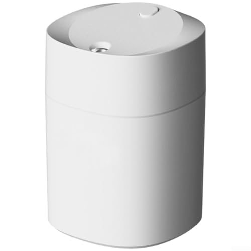 Humidificador de escritorio USB de 200 ml, modos de pulverización dual, funcionamiento silencioso de onda de sonido y luz nocturna LED de 7 colores para dormitorio, oficina o sala de estar (K5-A Humidificador de escritorio USB de 200 ml, modos de pulverización dual, funcionamiento silencioso de onda de sonido y luz nocturna LED de 7 colores para dormitorio, oficina o sala de estar (K5-A