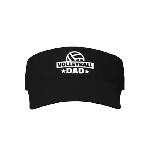Baseball Cap Volleyball Papa Sports Hat Hip Hop Adjustable Umbrella Cap for Travel, Outdoor, Women, Golf, 52-63 cm