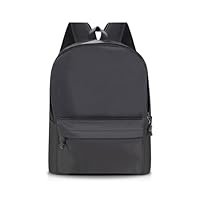 WisePoint Mini Mochila Mujer, Nylon Pequeñas Mochilas para Mujeres y Niñas, Mochila Pequeña Mujer con Cremalleras Pequeñas Mochilas para Viajes, Compras, Fechado, Negro,l, Talla única