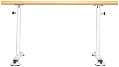 Portable Adjustable Ballet Barre - Freestanding Dance Bar for Kids & Adults, 175cm Height for Stretching & Fitness, Perfect for Home & Studio Practice Black/Pink