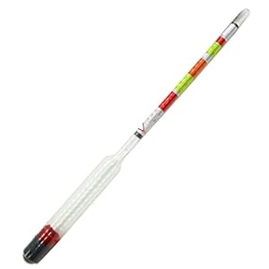 Drievoudige schaal Hydrometer voor Thuis Brewing Triplescale Tester Brewing Supplies & Home Brew Wine Making Equipment…