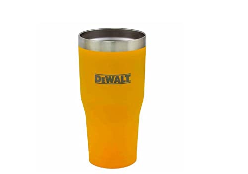 DEWALT Stainless Steel Tumbler, Yellow, 30 Ounce