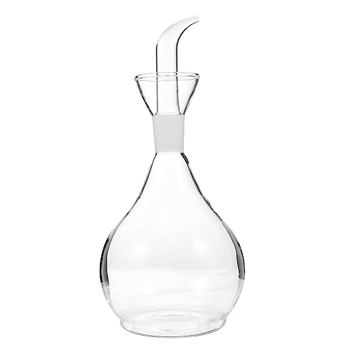 iplusmile 1Pieza Botella Vidrio Salsa Práctico Para Cocina y Almacenamiento De Resistente Usar