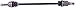 A1 Cardone 60-1026 Remanufactured CV Drive Axle, 1 Pack